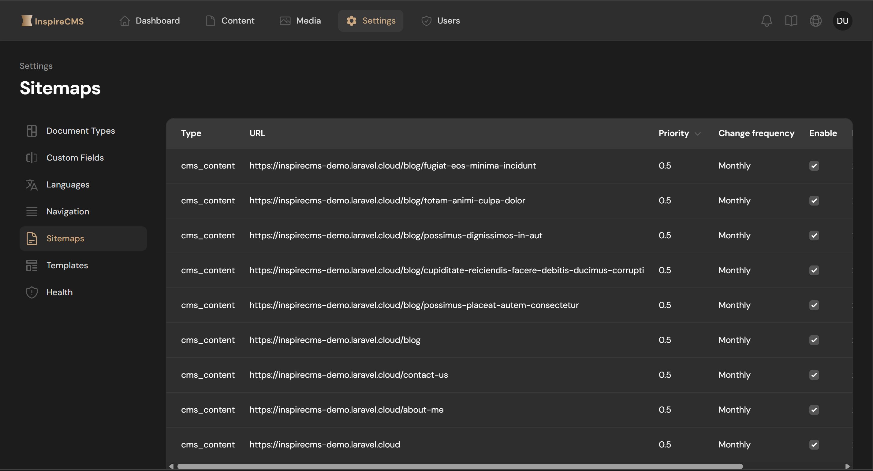 Setting_sitemaps